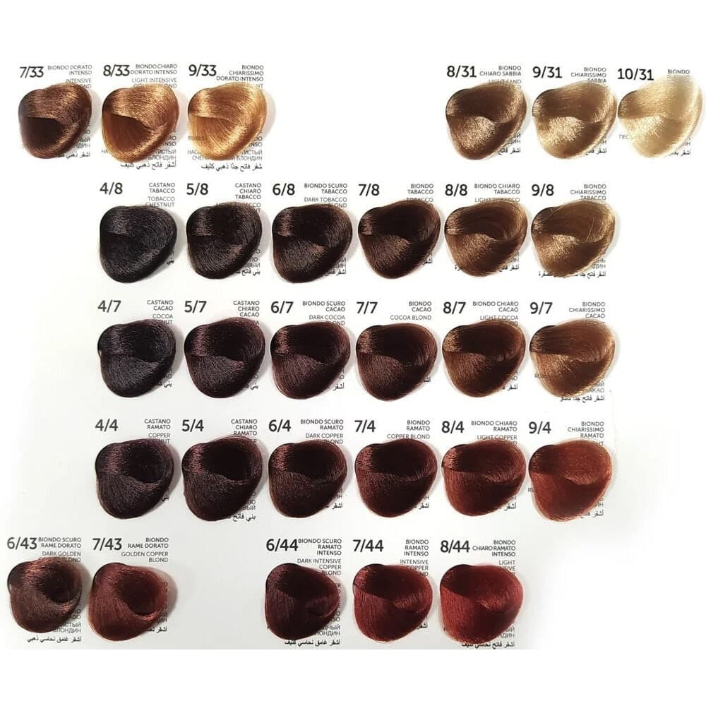 رنگ مو اویستر بلوند شکلاتی (7.7) Cocoa Blonde Oyster — تصویر ۲