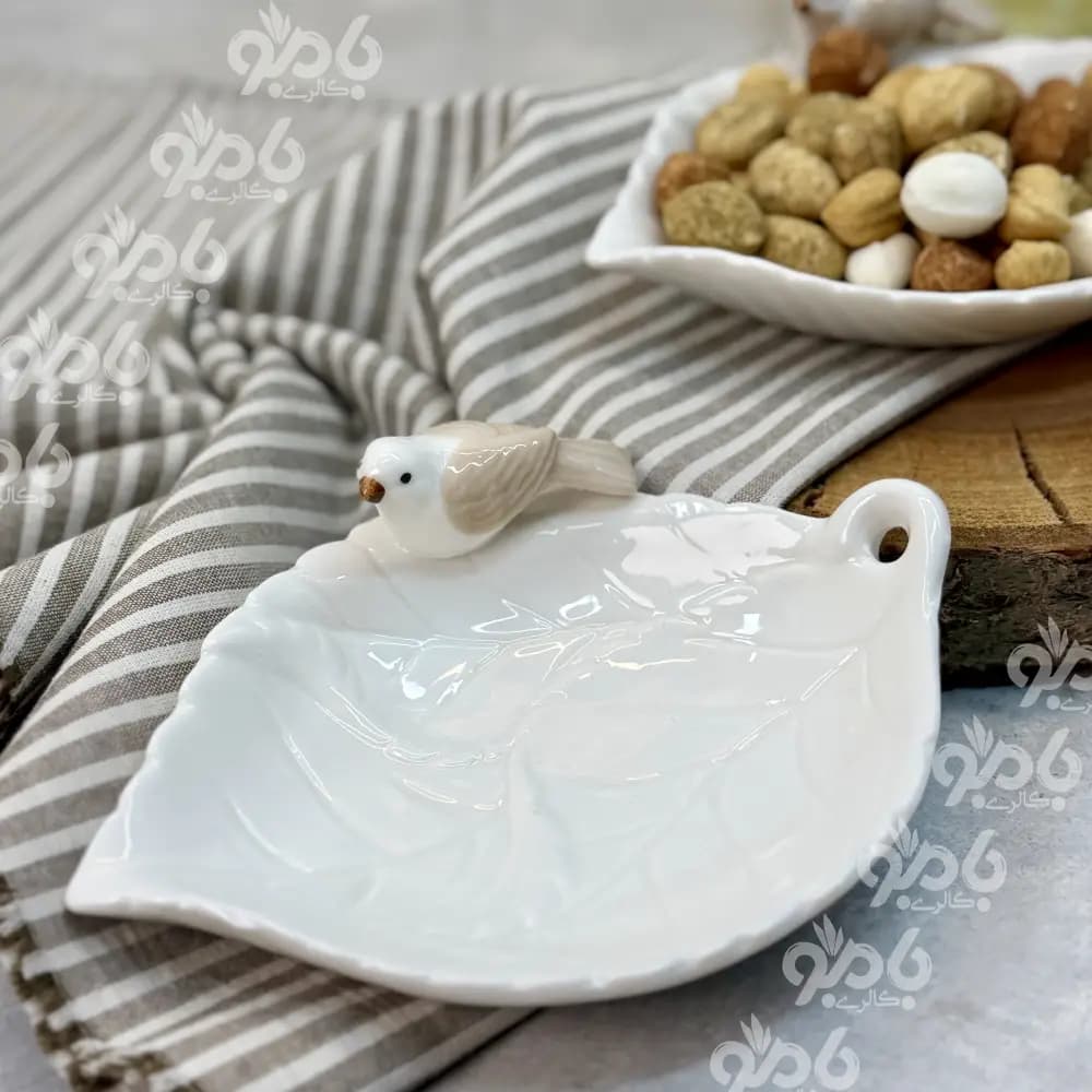 ظرف سرامیکی برگ کوچک گنجشک 1003 — تصویر ۶