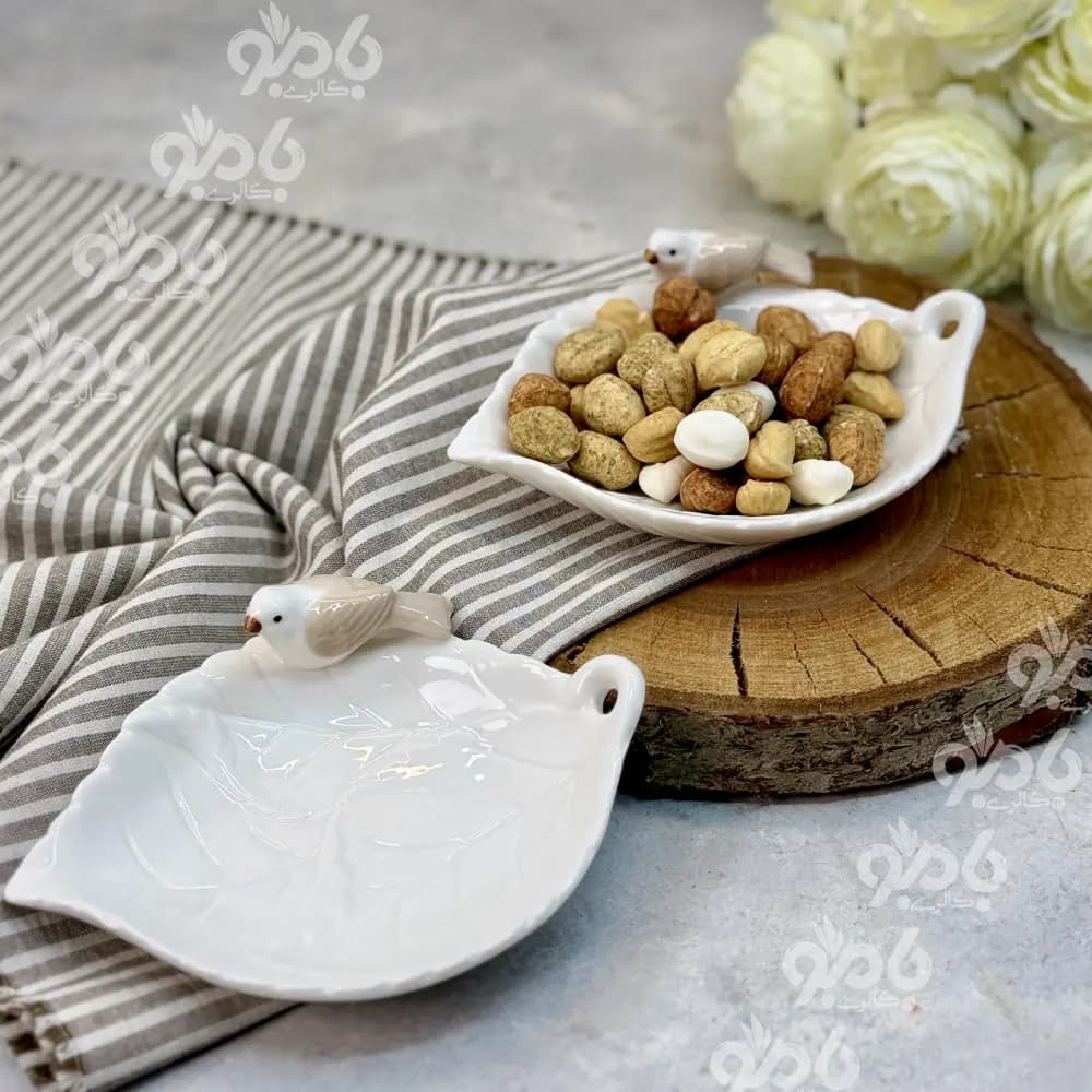 ظرف سرامیکی برگ کوچک گنجشک 1003 — تصویر ۴