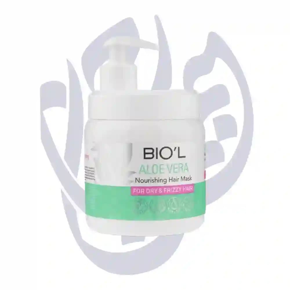 ماسک مو بیول پمپی عصاره آلوئه ورا مناسب موهای خشک BIOL ALOE VERA-500ML