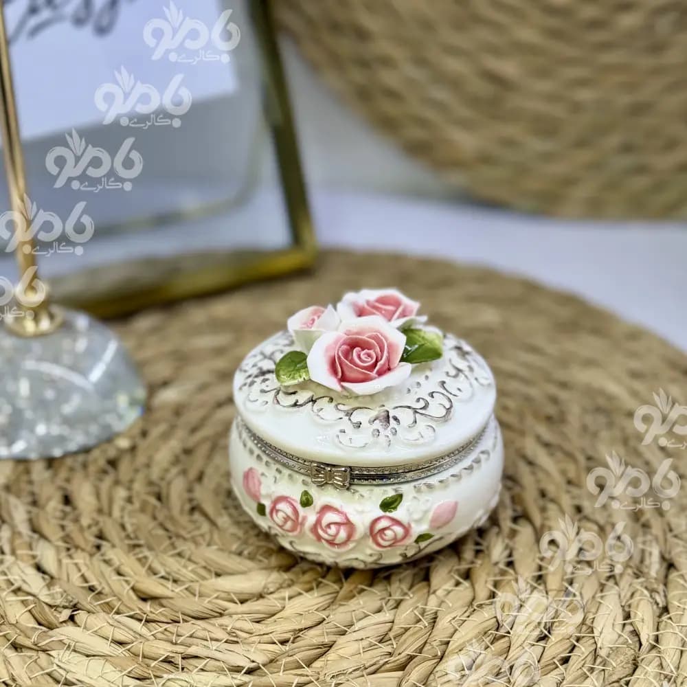 جاجواهری سرامیکی گلدار قطر7 کد1007 — تصویر ۳