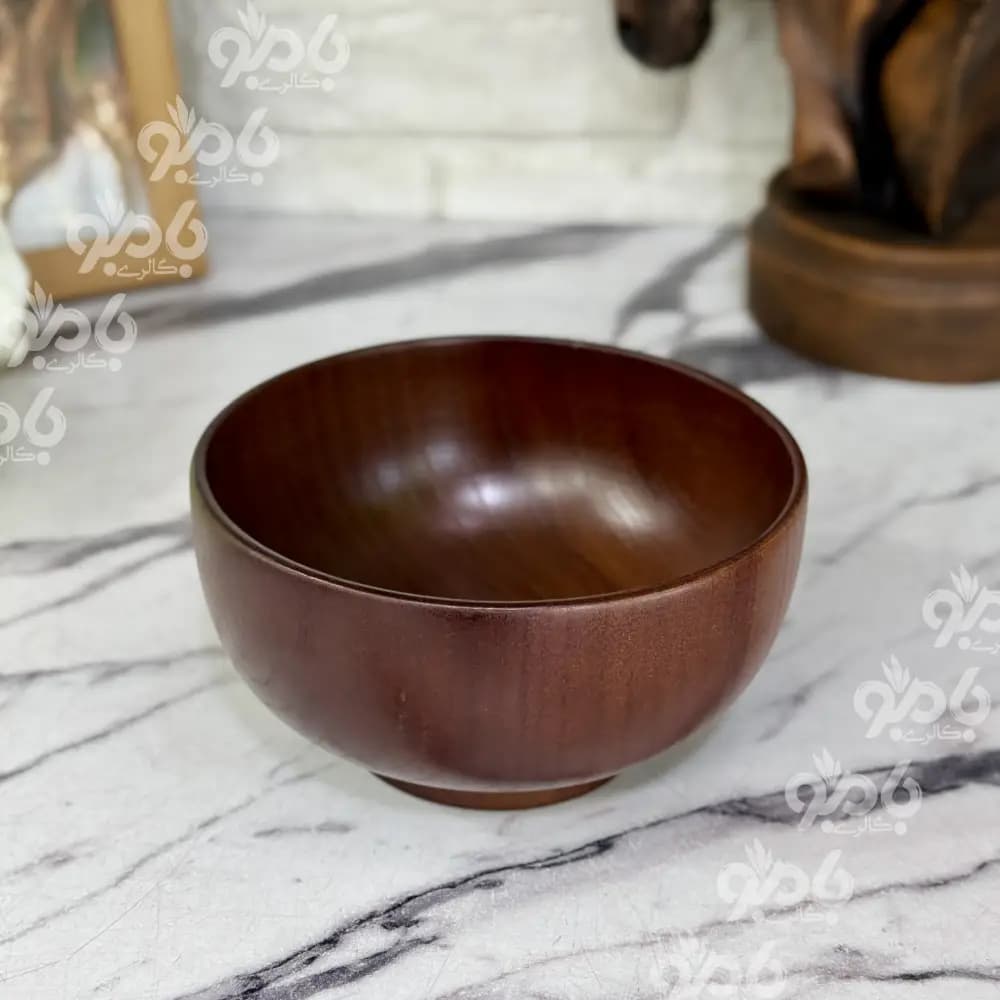 کاسه چوبی وارداتی تیره — تصویر ۶