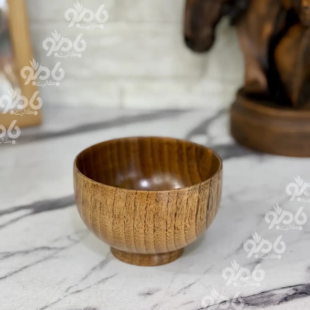 پیاله چوبی وارداتی تیره کوچک 7*10