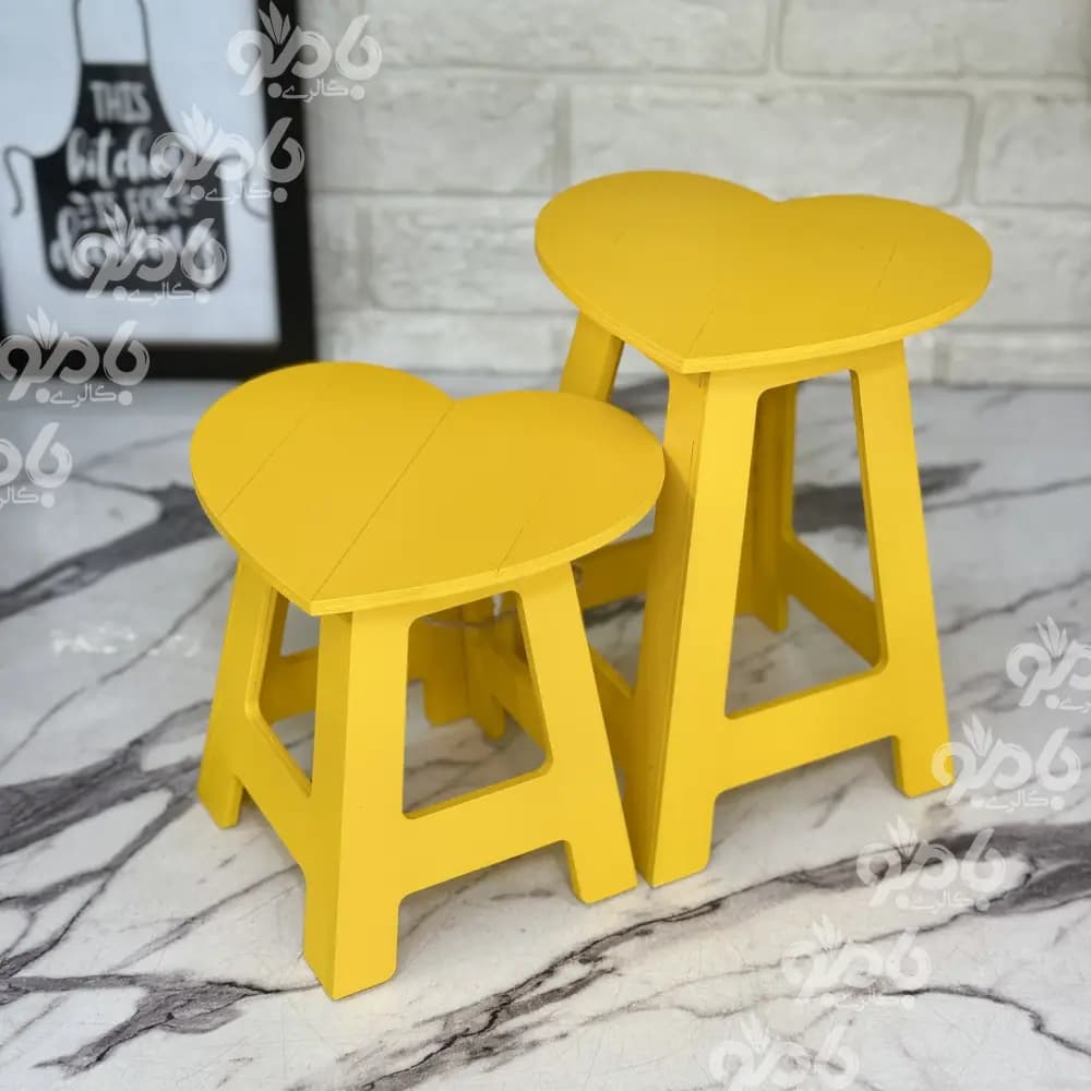 چهارپایه چوبی 2سایز کد229 — تصویر ۸