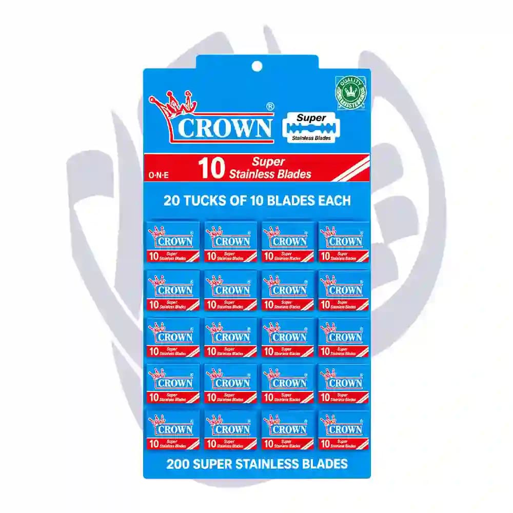 تیغ یدک سنتی 200 عددی کرون crown — تصویر ۲