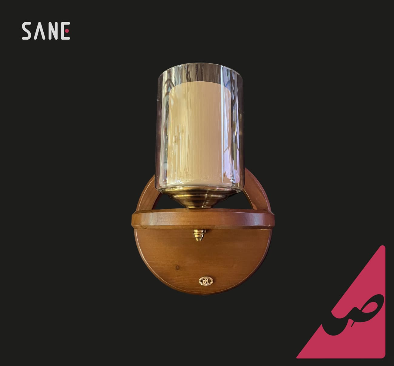 لوستر آویز چوبی 3 شعله مدل رومن کد 3-230 — تصویر ۸