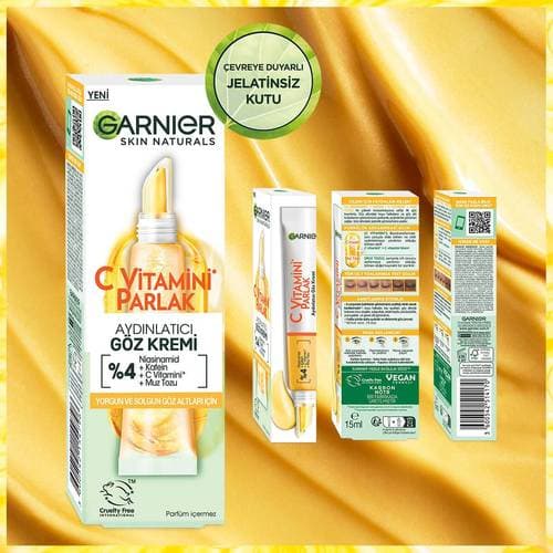 کرم دور چشم ویتامین سی گارنیر روشن کننده Brightening Vitamin C — تصویر ۳