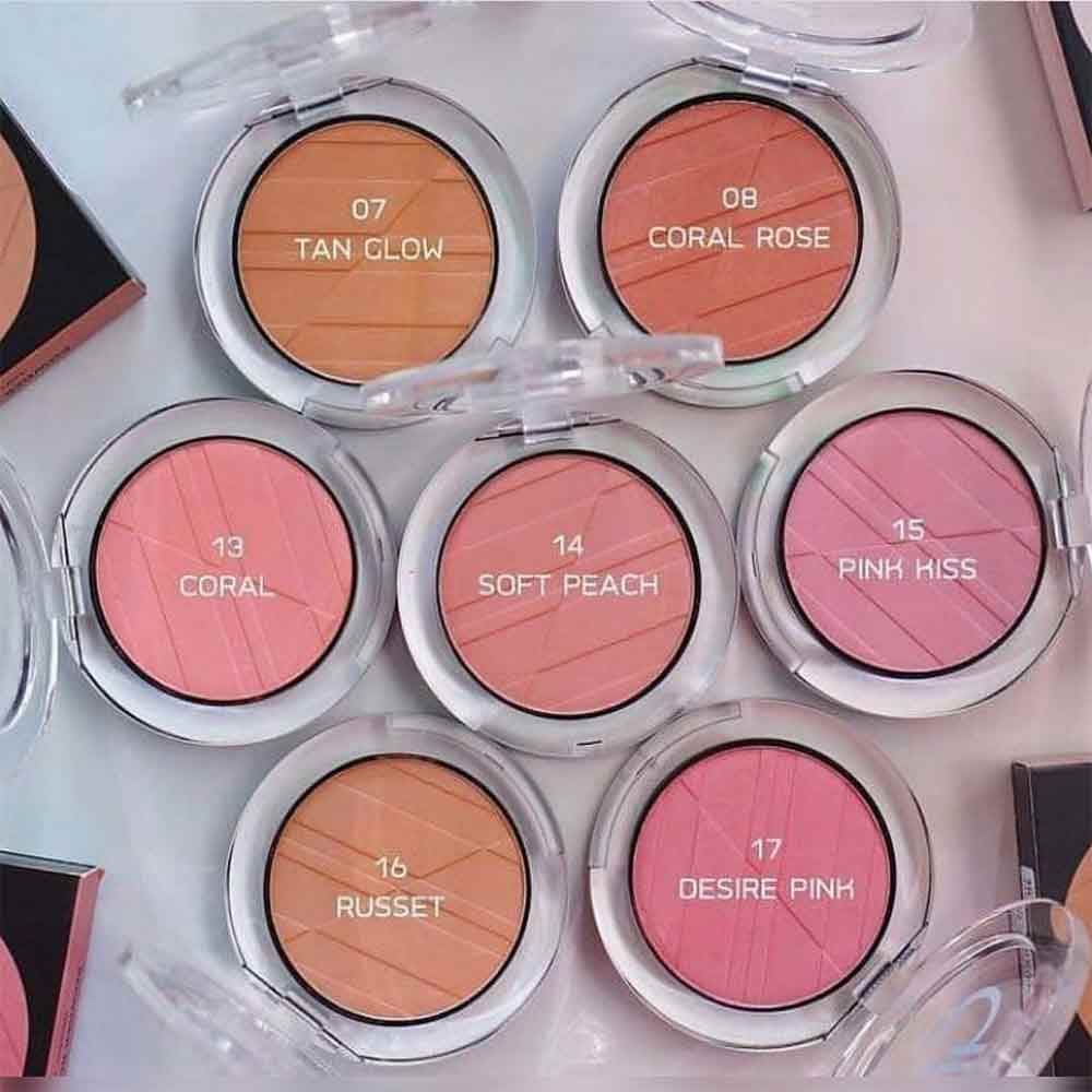 رژ گونه پودری گلدن رز مدل soft & silky شماره13 — تصویر ۳