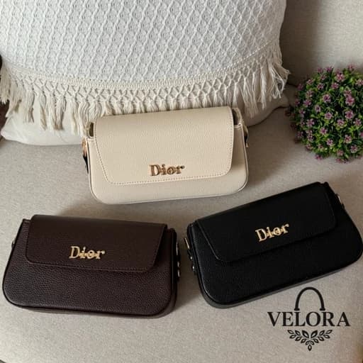 کیف زنانه روزمره ولورا مدل dior lux