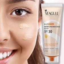 کرم ضد افتاب رنگی بژ روشن |پوست معمولی تا چرب |SUN PRO|SPF 30