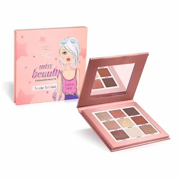 پالت سایه چشم میس بیوتی Nude Addict گلدن رز |Golden Rose |اصل — تصویر ۴
