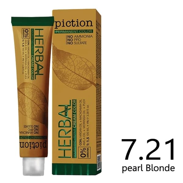 رنگ مو بدون آمونیاک پیکشن بلوند مرواریدی (7.21) Pearl Blonde — تصویر ۳