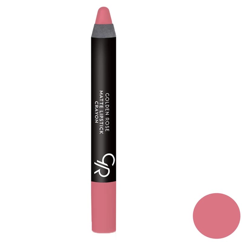 رژ لب مدادی مات گلدن رز |مدل Matte |شماره 12| Golden Rose