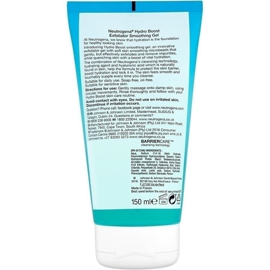 اسکراب و ژل لایه بردار صورت نوتروژنا مدل هیدروبوست ا Neutrogena hydro boost smoothing gel — تصویر ۲