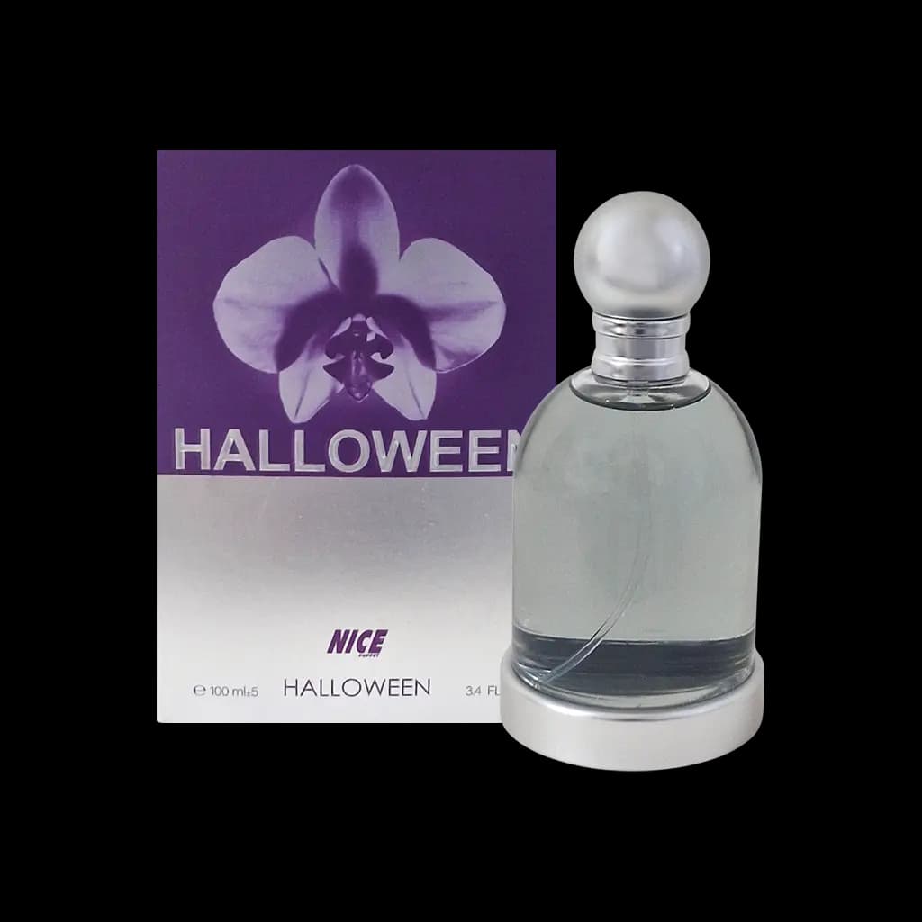 ادوپرفیوم زنانه نایس پاپت Nice مدل هالووین بنفش Halloween حجم 100 میلی لیتر طرح مارک — تصویر ۲