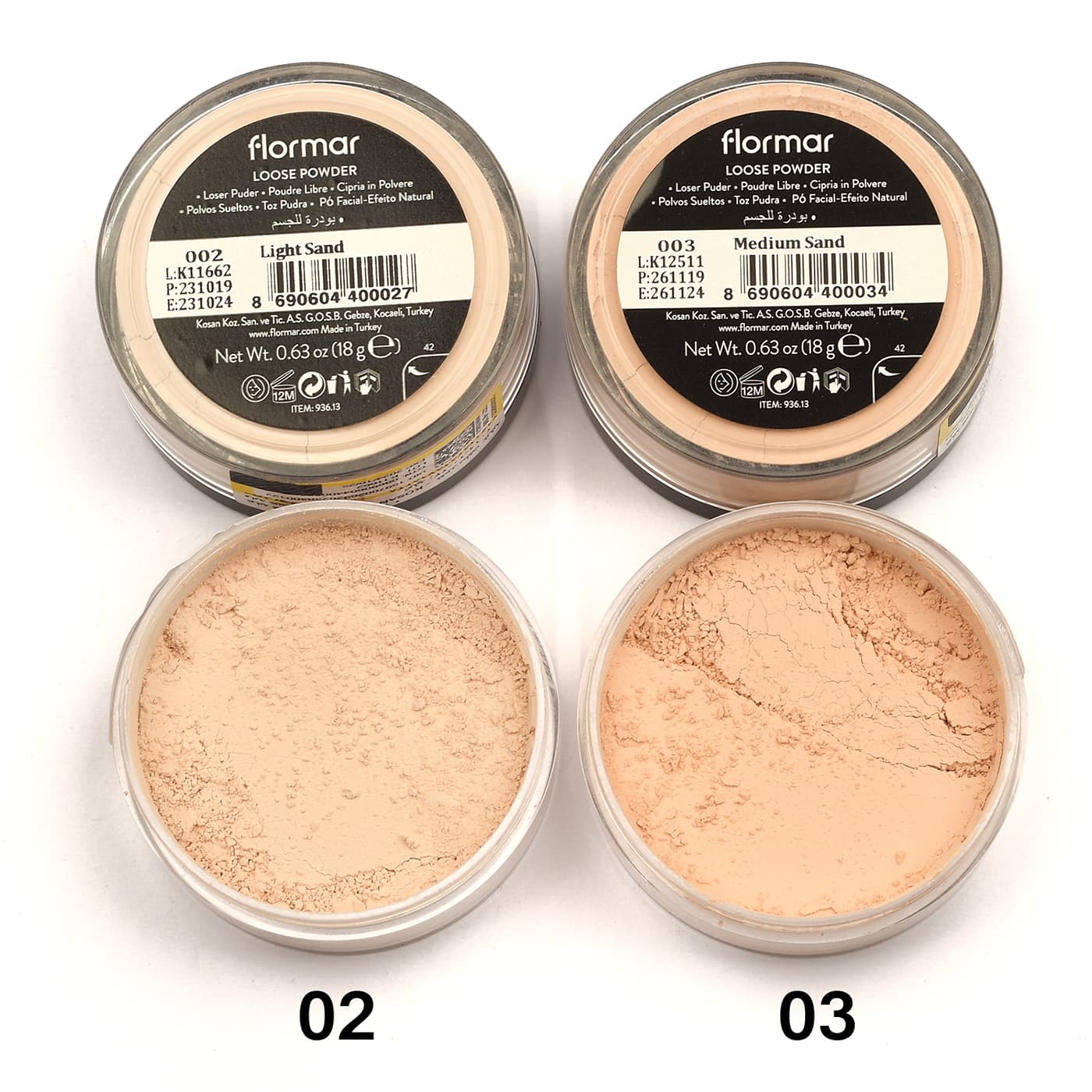 پودر فیکس فلورمار 03شماره| اورجینال | FLORMAR LOOSE POWDER — تصویر ۲