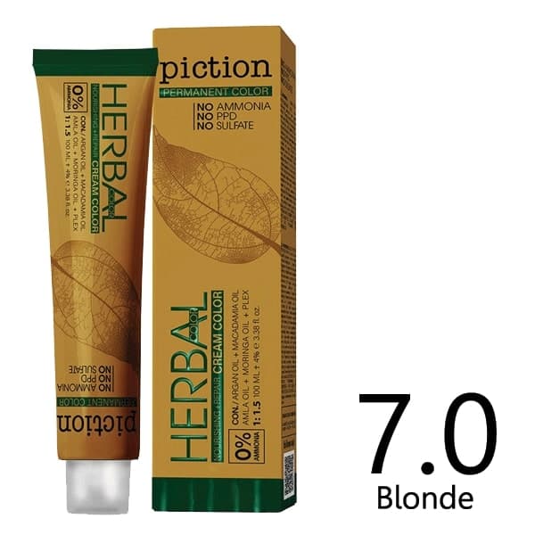 رنگ مو بدون آمونیاک پیکشن بلوند (7.0) سری طبیعی Blonde