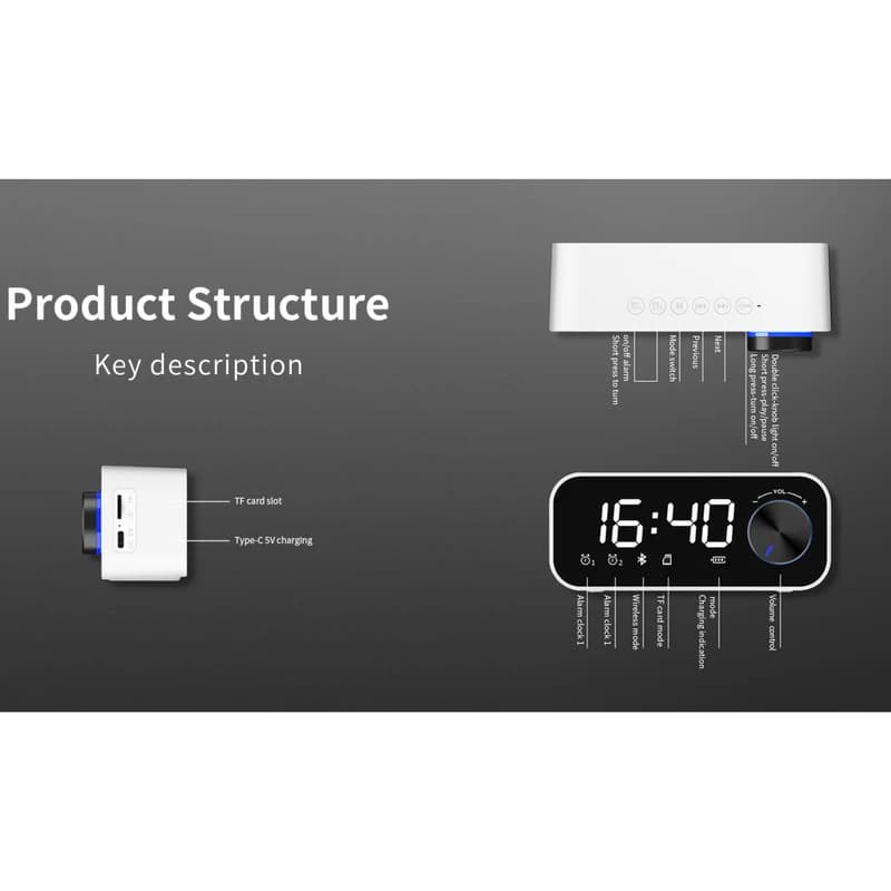 اسپیکر بلوتوثی رسی مدل RSK-W11 — تصویر ۱۲