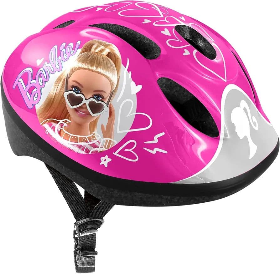 ​ست کلاه ایمنی و پد محافظ باربی (Barbie) برند استمپ (Stamp) مناسب دور سر ۵۰ تا ۵۶ — تصویر ۱۰
