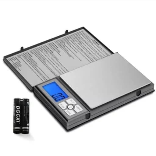 ترازو دیجیتال اشپزخانه 2 کیلویی 0.1 دقت اتوماتیک تمام کروم لاکچری خارجی — تصویر ۳