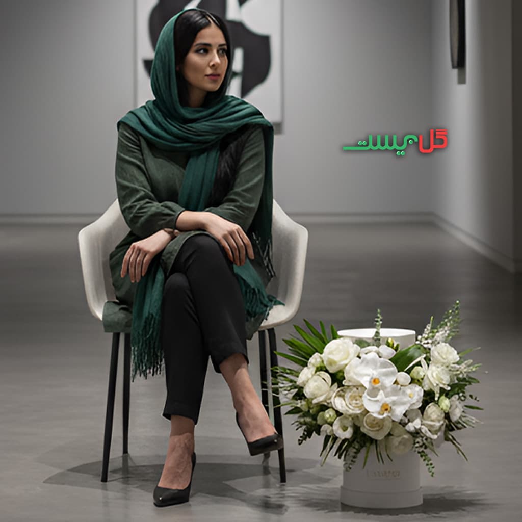 باکس گل برای تولد مدل ترمه — تصویر ۸