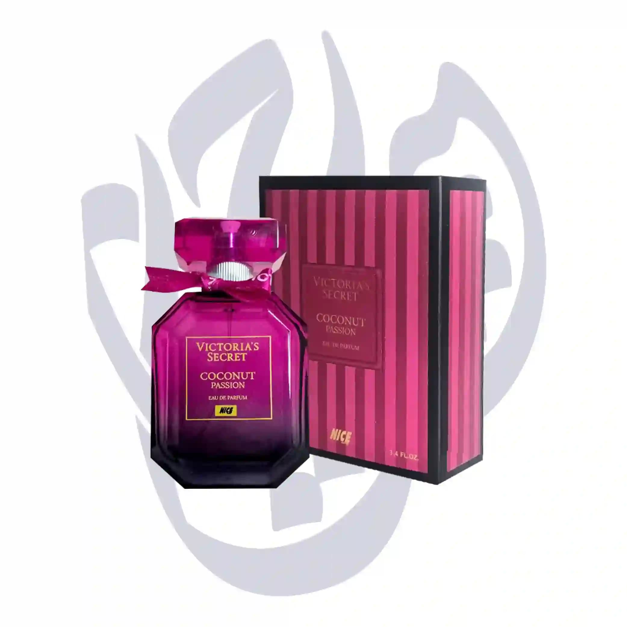ادوپرفیوم زنانه نایس پاپت Nice مدل ویکتوریا سکرت کوکونات پشن Victoria Secret Coconut Passion حجم 100 میلی لیتر طرح مارک