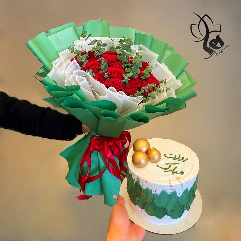 دسته گل رز فانتزی مدل آتیلا — تصویر ۶