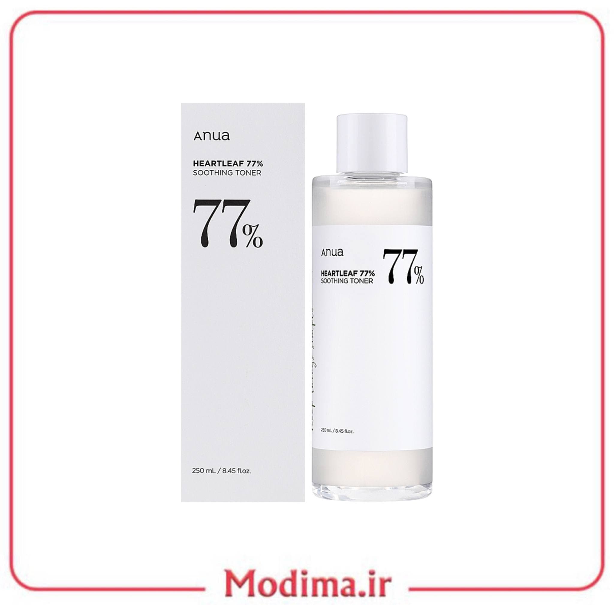 تونر تسکین دهنده 77% انوا (Anua Heartleaf 77% Soothing Toner) — تصویر ۳
