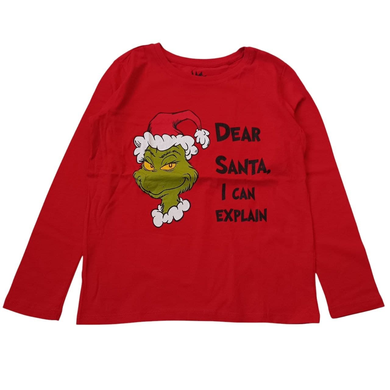 تیشرت آستین بلند قرمز بچگانه طرح گرینچ (The Grinch) برند سینسی (Sinsay) لهستان — تصویر ۳