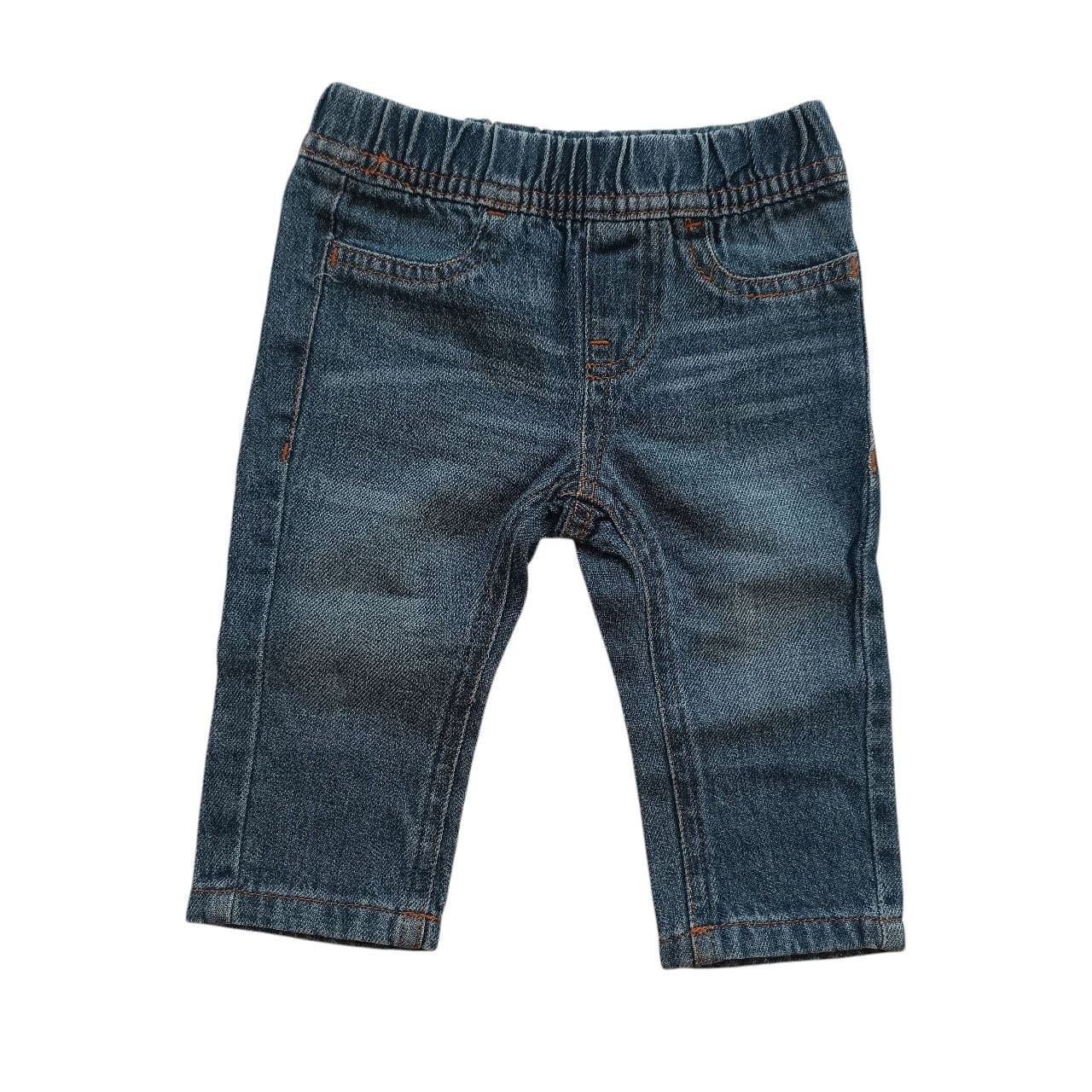 ست بادی پیراهنی آستین بلند و شلوار جین نوزادی رانگلر (Wrangler) آمریکا — تصویر ۳