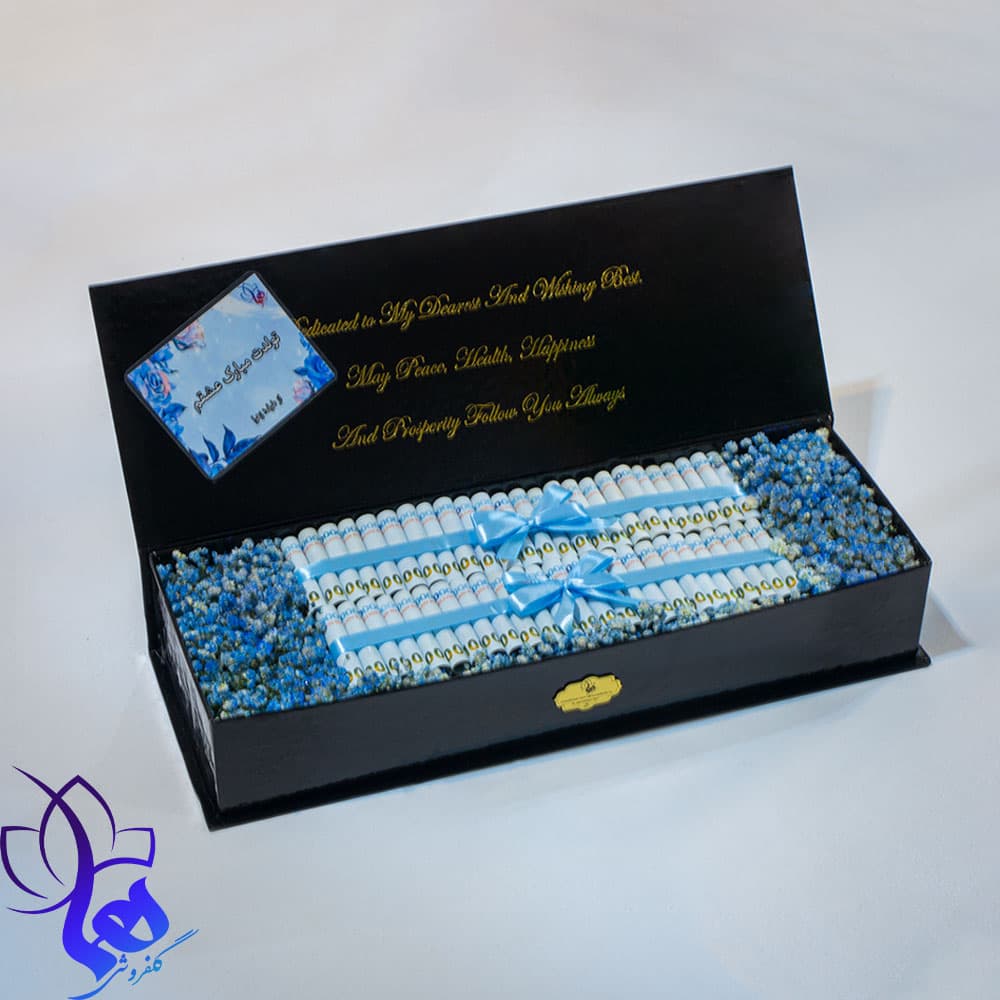 باکس گل ژیپسوفیلا و پول مدل 04