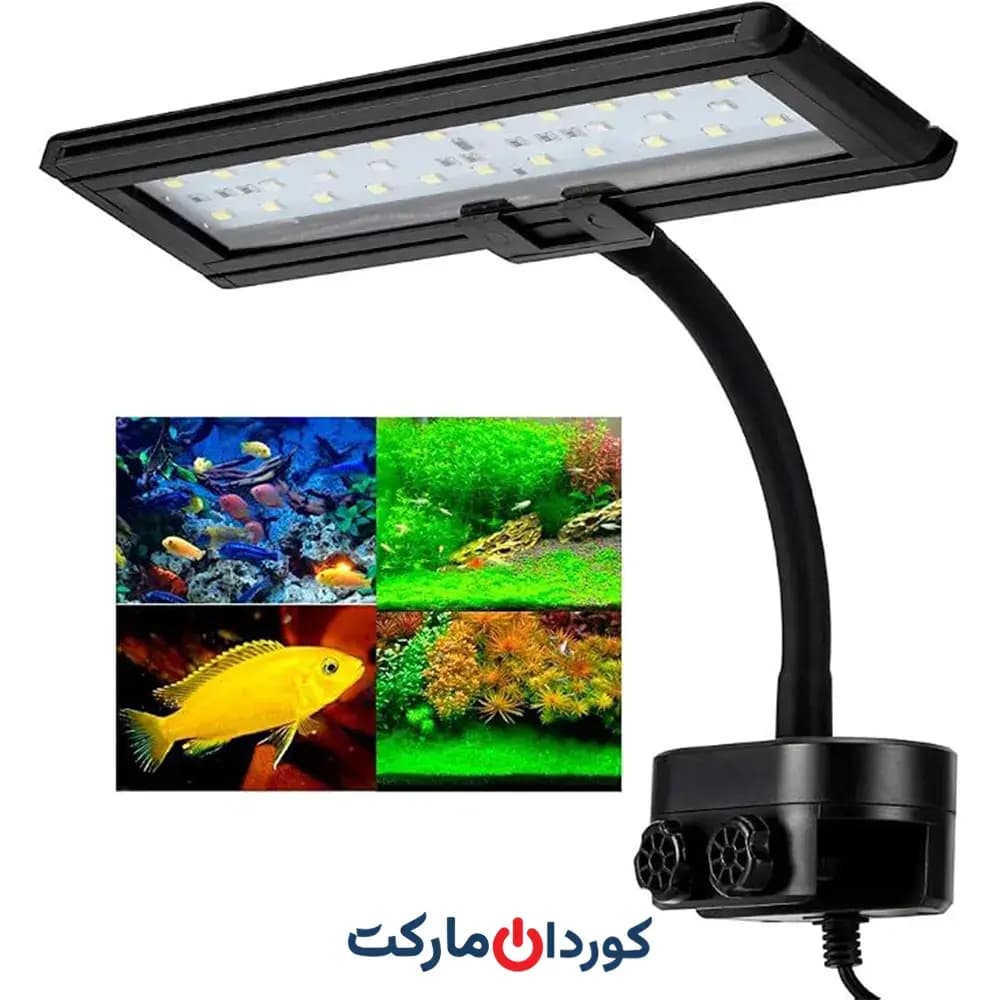چراغ آکواریوم LED سفید و آبی هایگر Hygger مدل HD-3040D/E — تصویر ۹