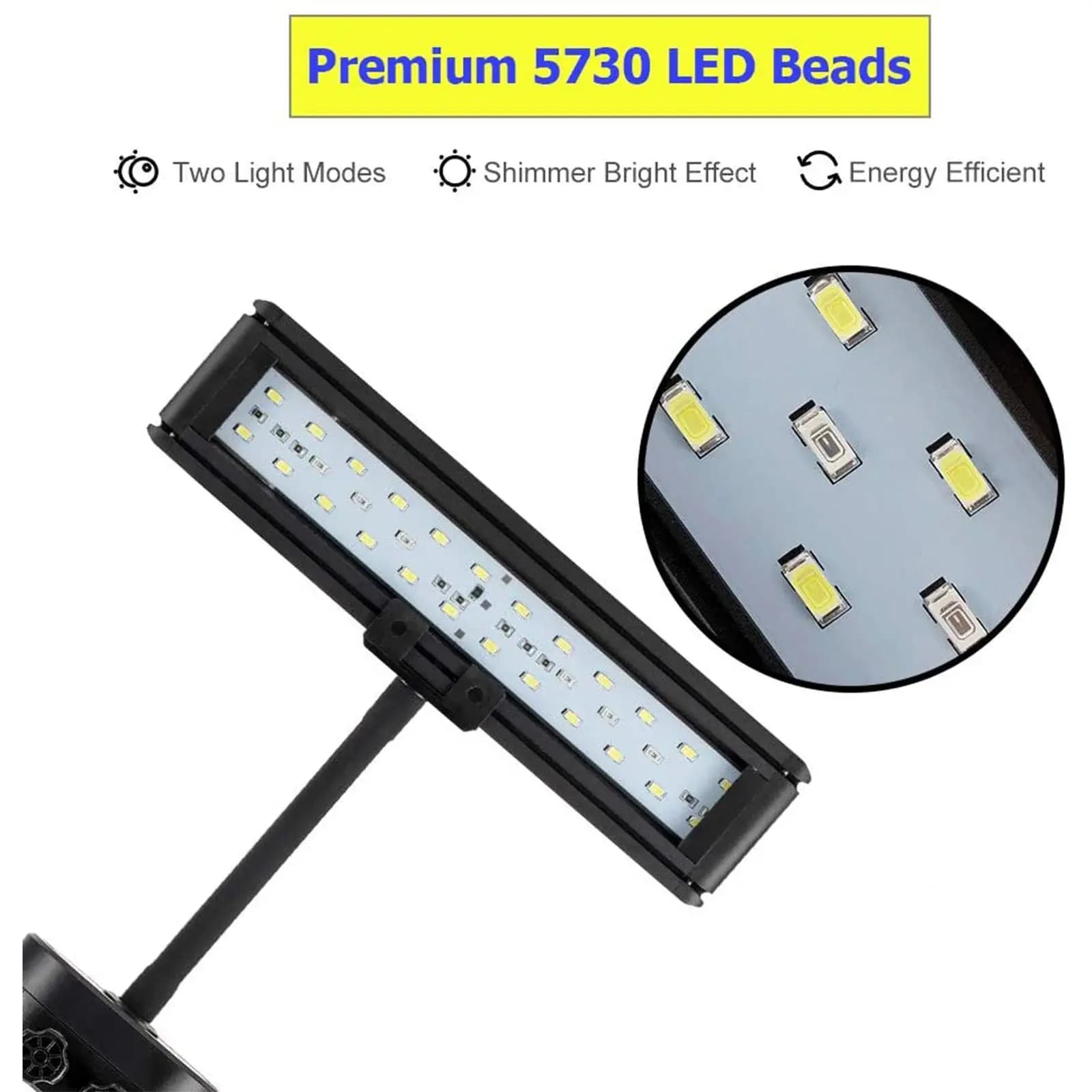 چراغ آکواریوم LED سفید و آبی هایگر Hygger مدل HD-3040D/E — تصویر ۱۰