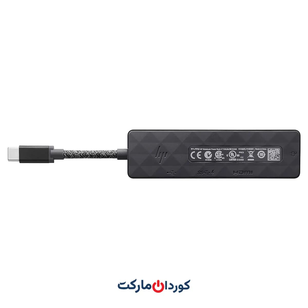 هاب مبدل 4پورت اچپیHP تایپ سی بە usb وhdmi مدل ENVY| 4WX89A
