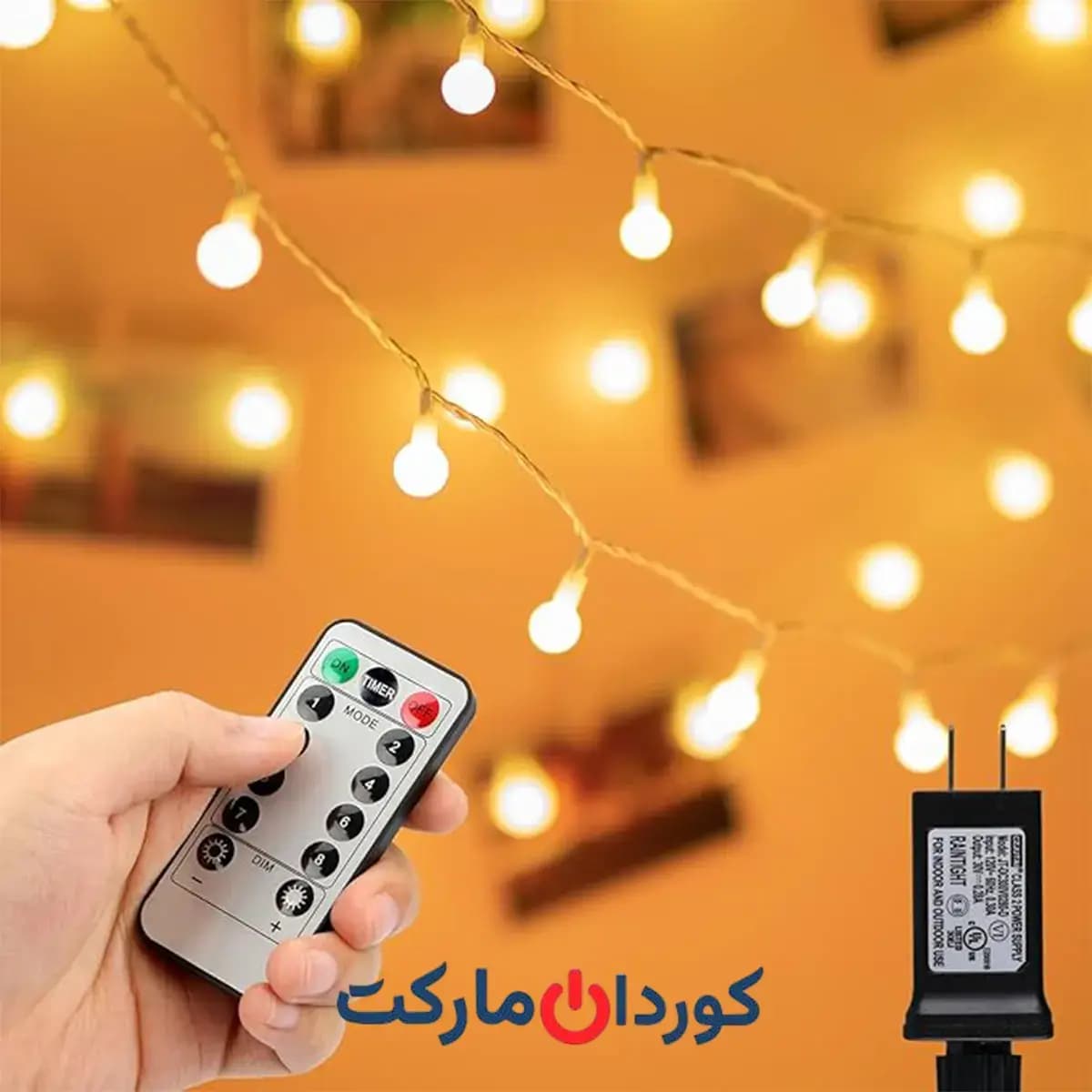 ریسه / چراغهای LED کروی 100 عددی koopower کوپاور