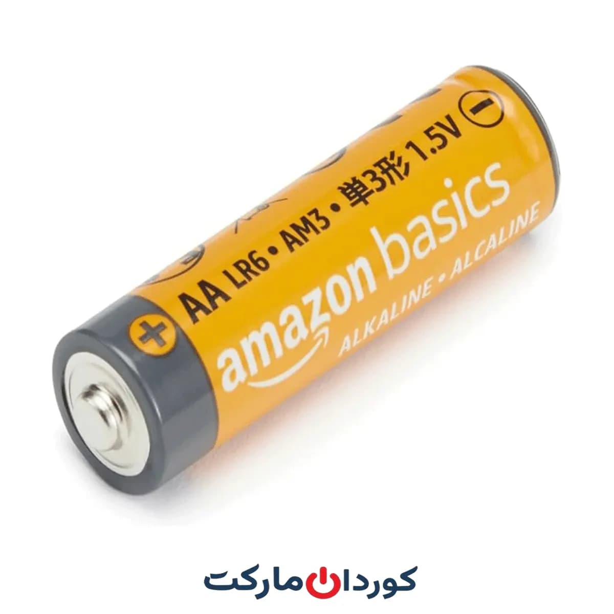 پک 5 تایی باتری قلمی آمازون آلکالینamazon Alkaline 1.5 V سایز AA