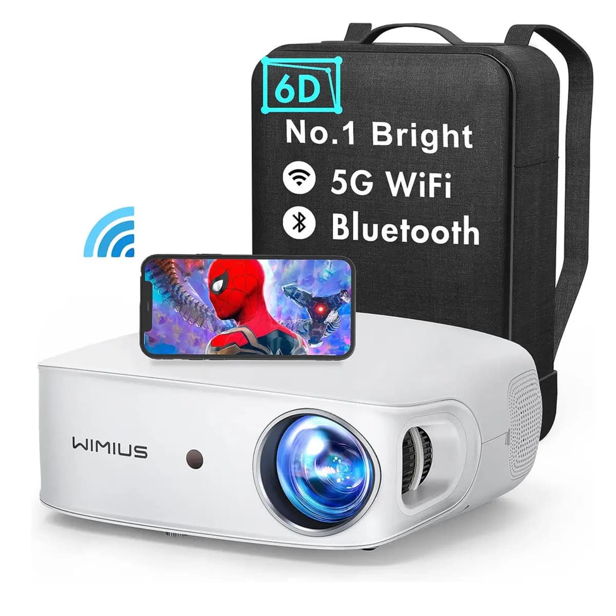 ویدئو پروژکتور ویمیوس WIMIUS K7 — تصویر ۸