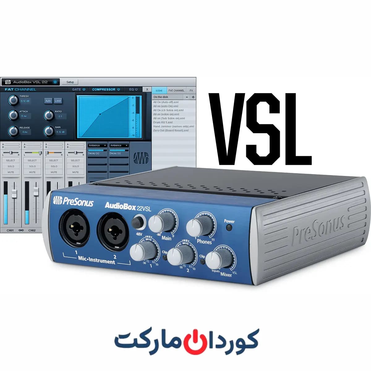 کارت صدای پری‌سونوس Presonus AudioBox 22VSL – استوک — تصویر ۵