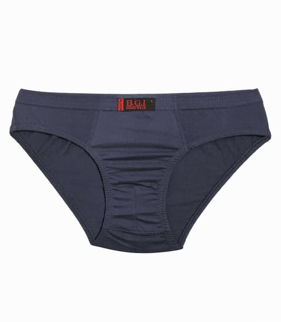 شورت مردانه اسلیپ نخی B.G.I طرح ساده کد M-1003 طیف طوسی — تصویر ۲