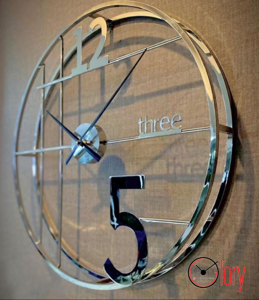 ساعت دیواری مدرن مدل Number کد 704 — تصویر ۲