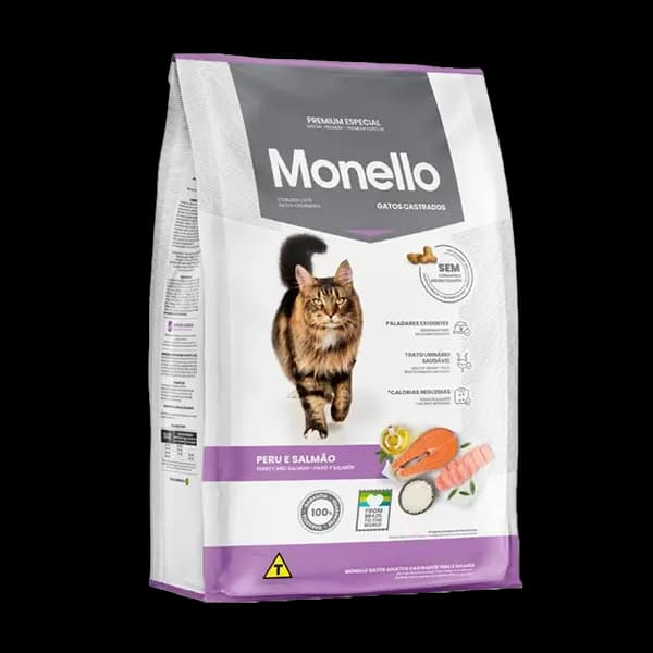 غذای خشک گربه عقیم شده (استرلایز) مونلو Monello Sterilised وزن 10 کیلوگرم — تصویر ۲