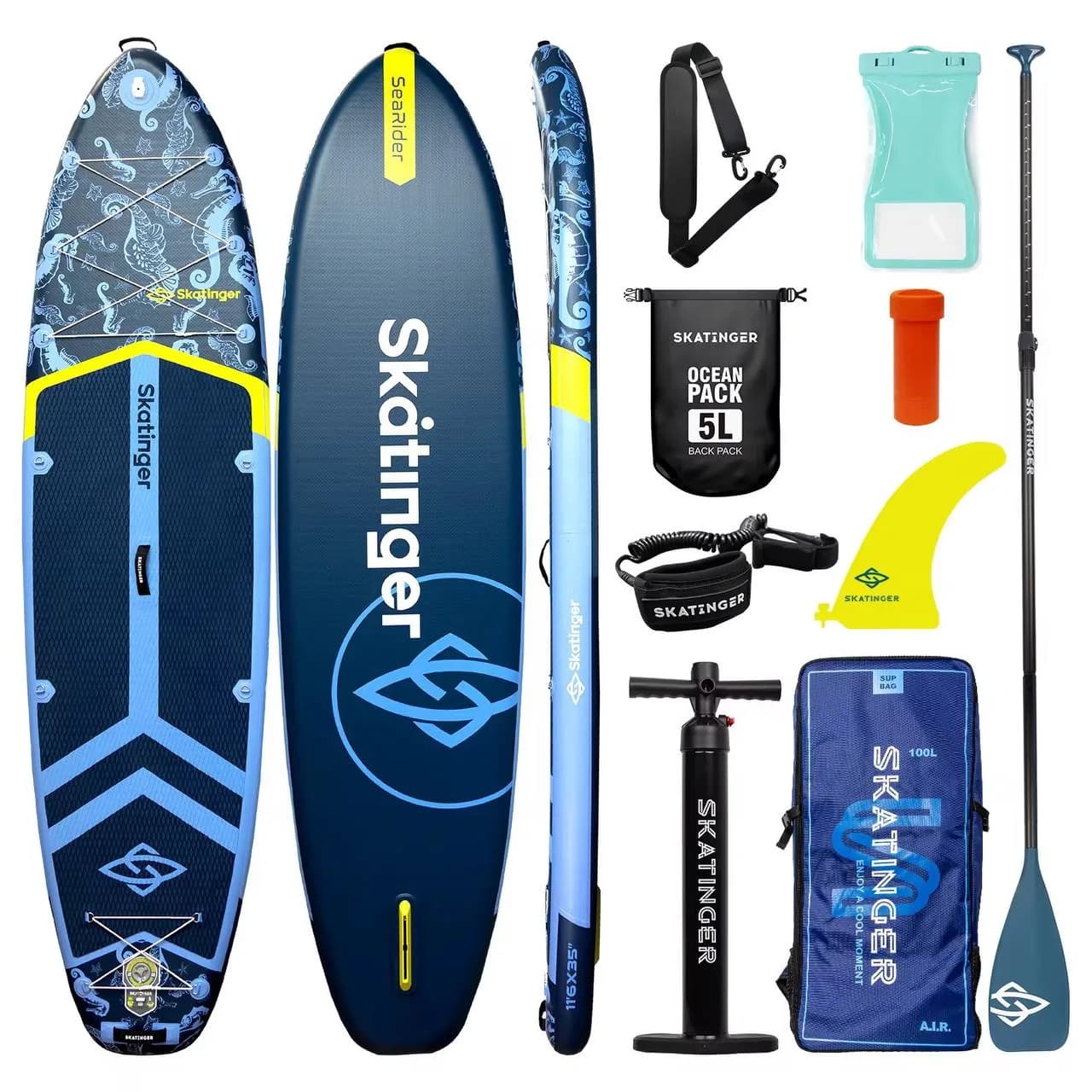 پدل برد بادی skatinger مدل sea rider