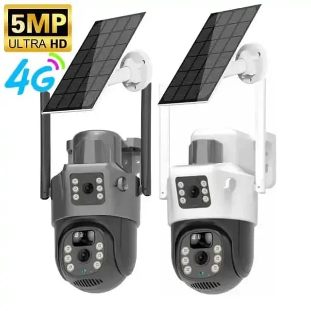 دوربین دو لنز سولار V380 4G TP15 — تصویر ۷