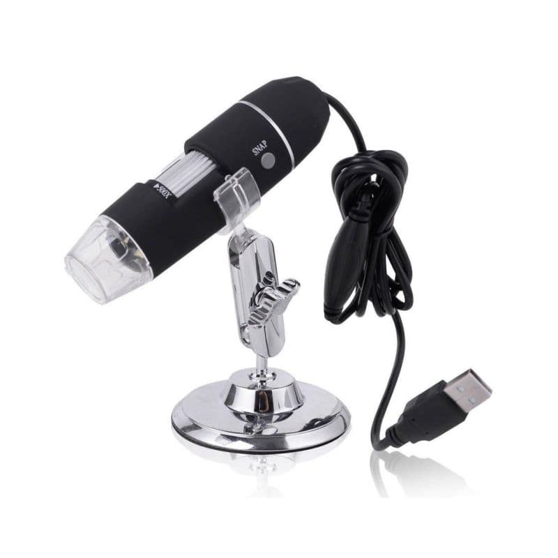 دستگاه آنالیز پوست و مو سر قلمی 500X USB Digital Microscope پایه چرخان /کد3304 — تصویر ۶