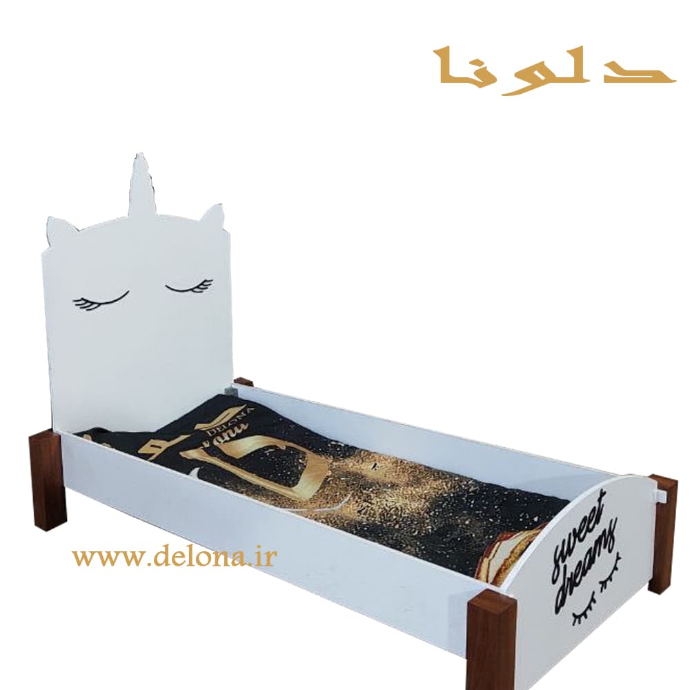 تخت خواب دخترانه نوجوان شیک پونی — تصویر ۴