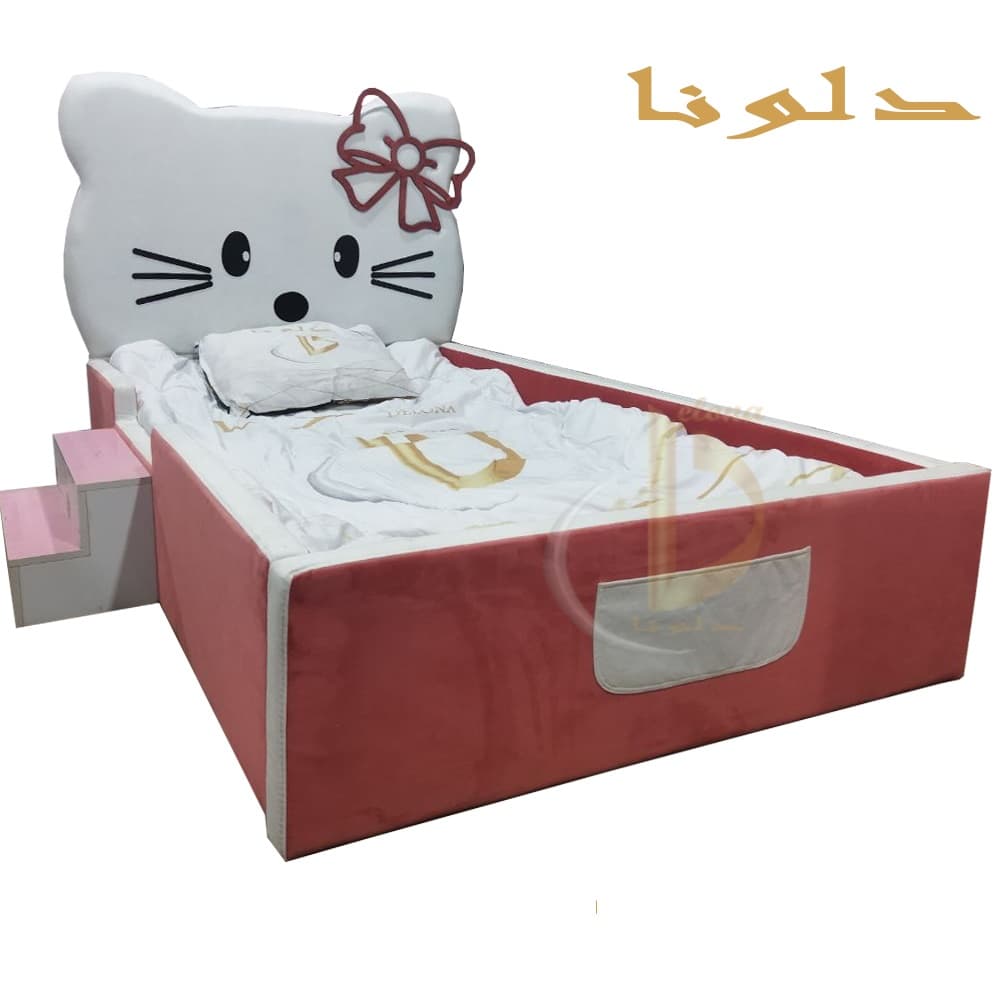 سرویس خواب کیتی دخترانه ای جذاب برند دلونا — تصویر ۸