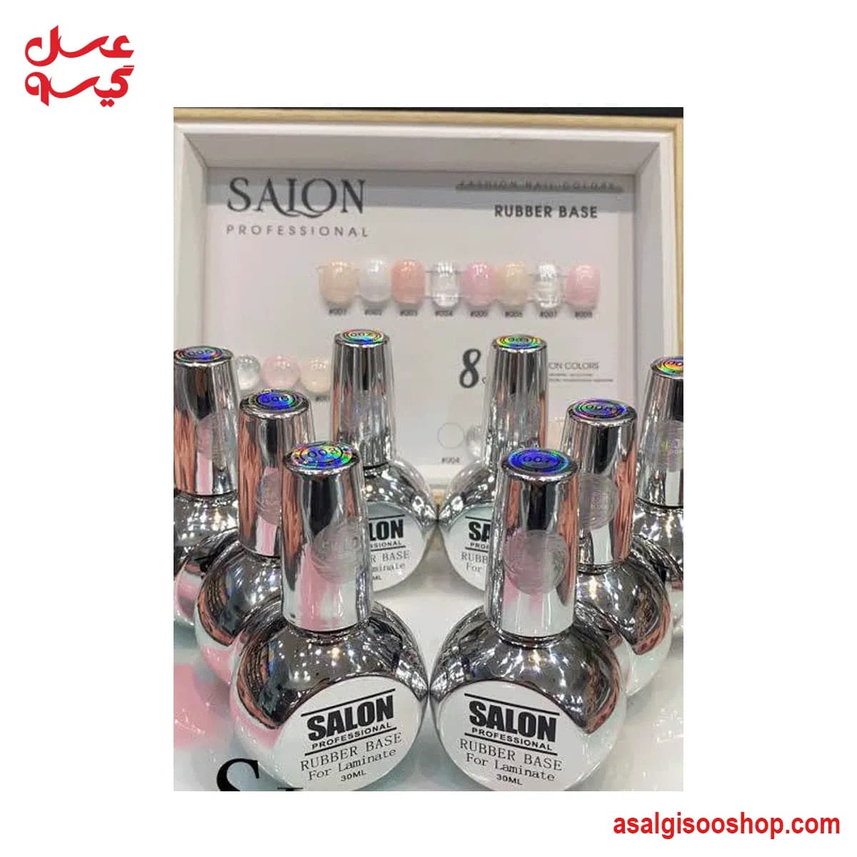 رابر بیس سالن ۳۰ میل | Salon Rubber Base Gel 30ml Clear | کد 3210 — تصویر ۵