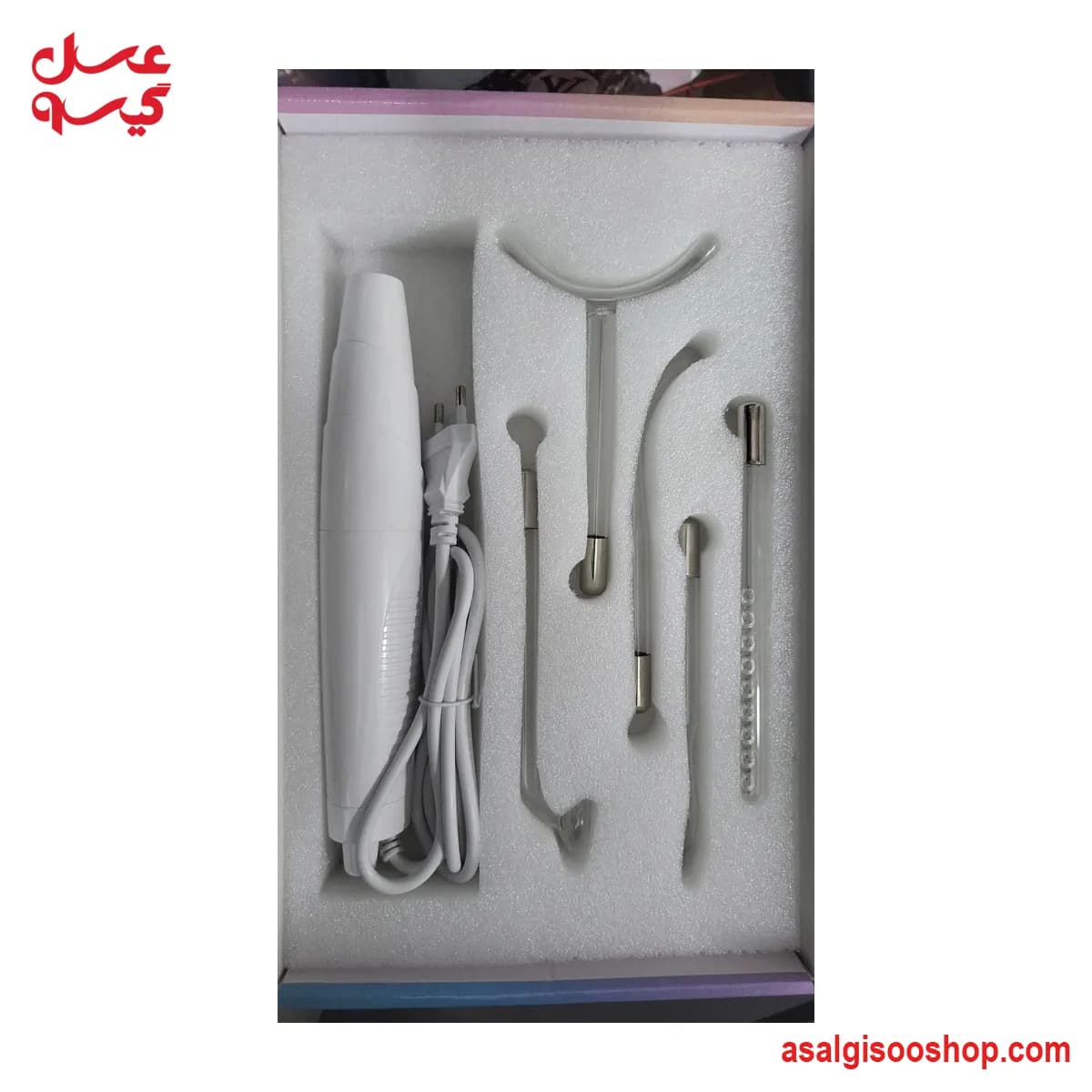 دستگاه هایفر کوئنسی ۵ پرتابل|High Frequency Portable Darsonval Device | کد 3206 — تصویر ۴