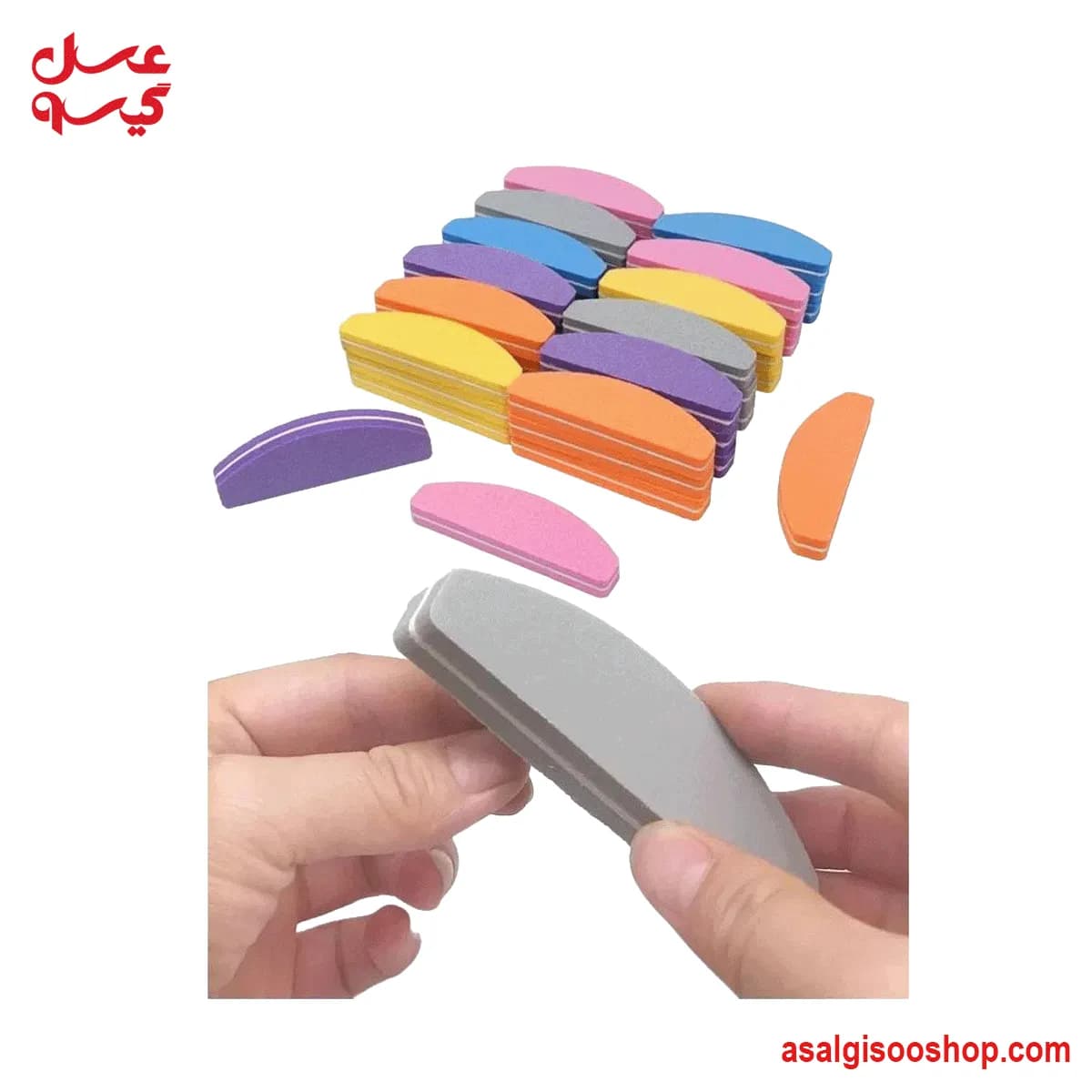بافر مینی ناخن 100/180|Mini Nail Buffer 100/180 Grit | کد 3195