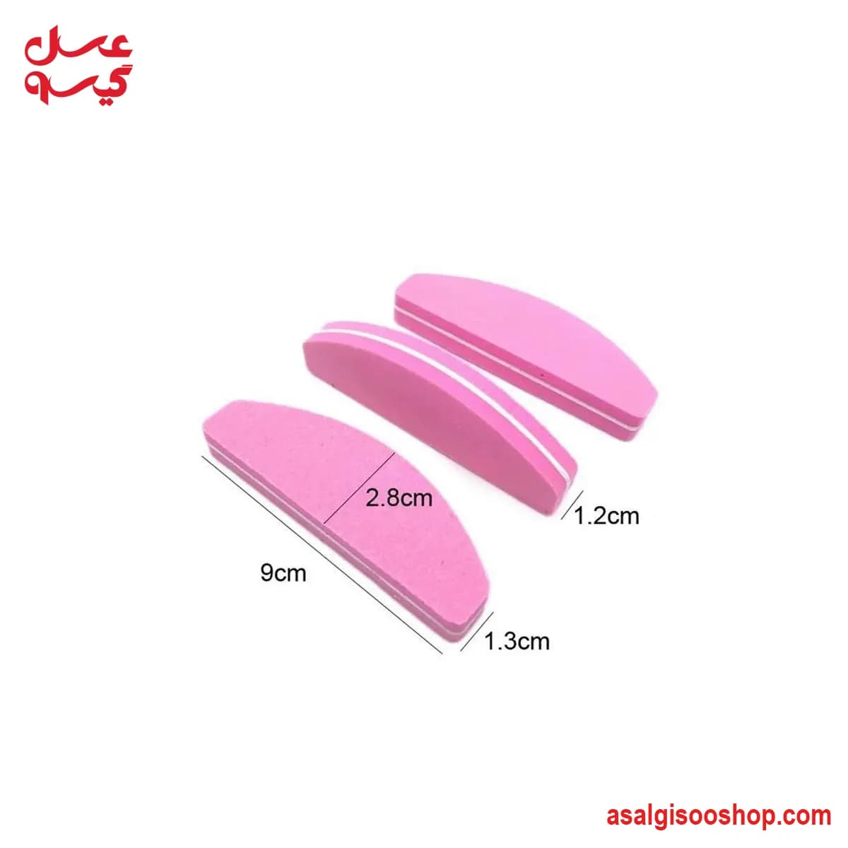 بافر مینی ناخن 100/180|Mini Nail Buffer 100/180 Grit | کد 3195 — تصویر ۳